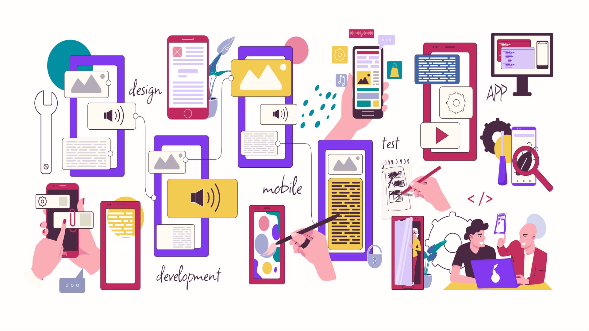 Mobile Development illustration